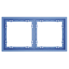 Изображение Рамка пластиковая VOLTUM S70 на 2 поста (деним)