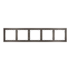 Изображение Рамка пластиковая VOLTUM S70 на 5 постов (капучино)